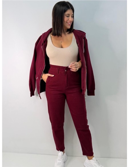 PANTALON ZOE BURDEOS