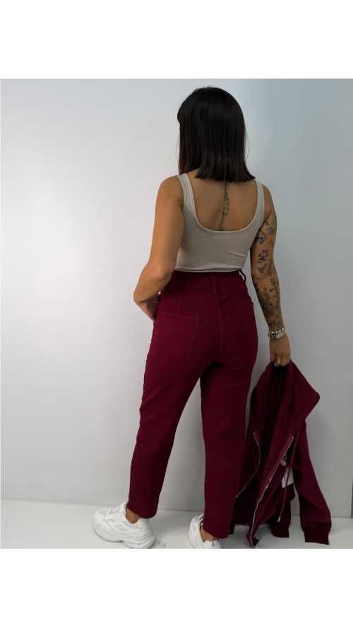 PANTALON ZOE BURDEOS PANTALON ZOE BURDEOS