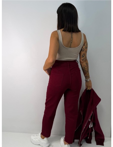 PANTALON ZOE BURDEOS