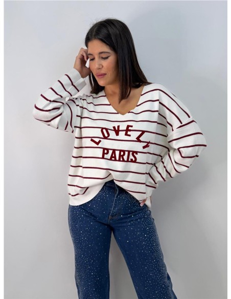 JERSEY STELA BURDEOS