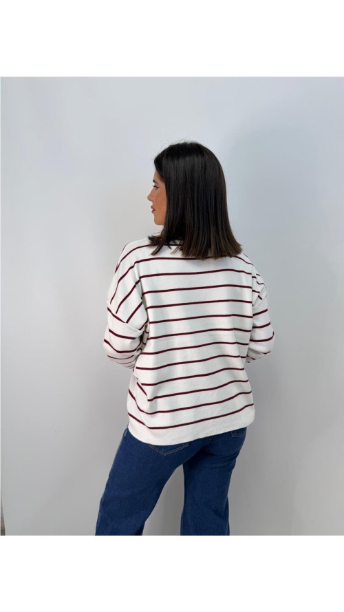 JERSEY STELA BURDEOS