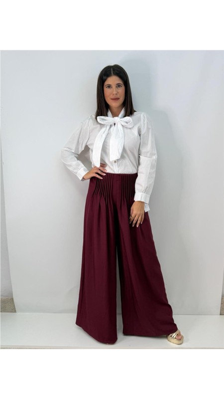 PANTALON ROSALI BURDEOS