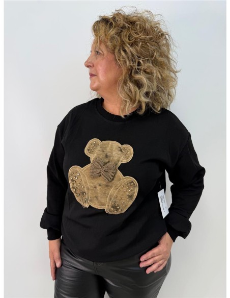 SUDADERA OSO NEGRO