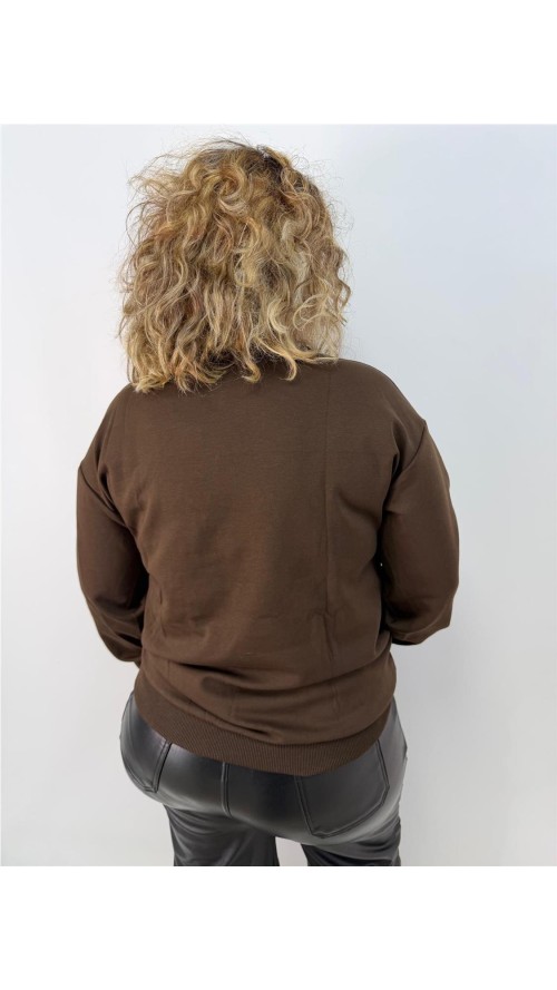 SUDADERA OSO MARRON SUDADERA OSO MARRON