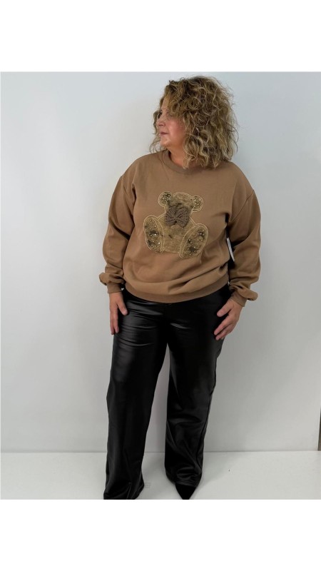 SUDADERA OSO CAMEL 2