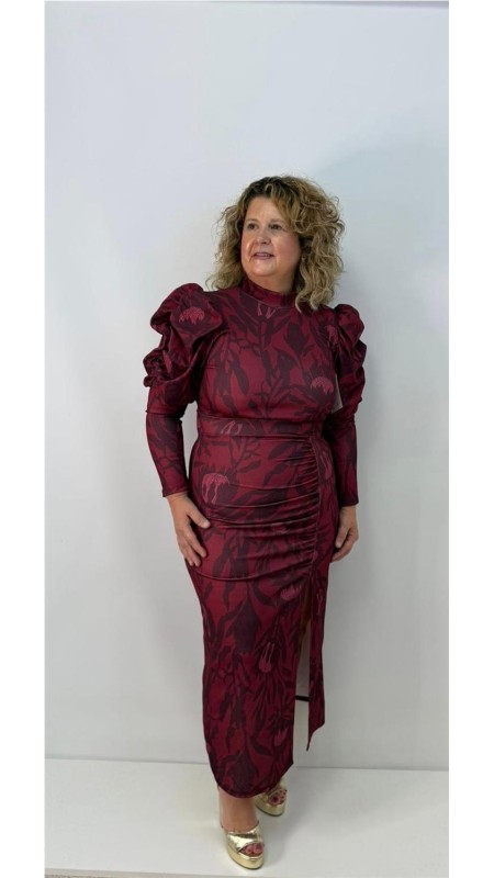 VESTIDO DIANA BURDEOS 2