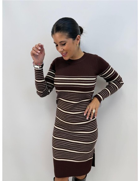 VESTIDO OPORTO MARRON