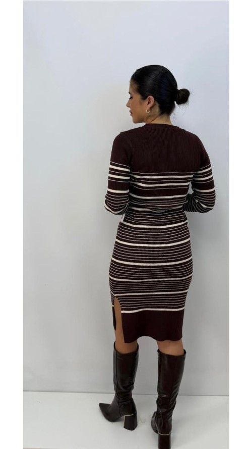 VESTIDO OPORTO MARRON