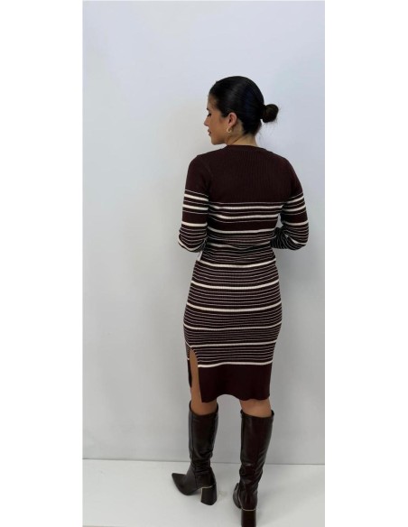 VESTIDO OPORTO MARRON