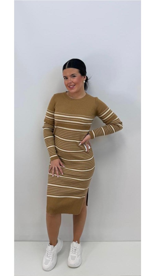 VESTIDO OPORTO CAMEL