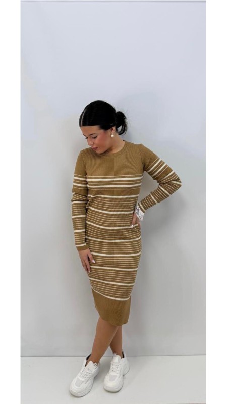 VESTIDO OPORTO CAMEL 2