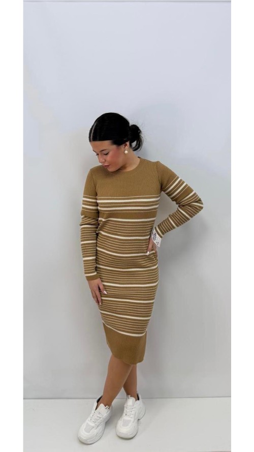 VESTIDO OPORTO CAMEL