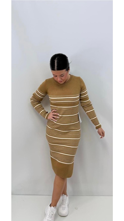 VESTIDO OPORTO CAMEL