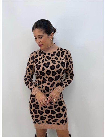 VESTIDO MARSELLA CAMEL