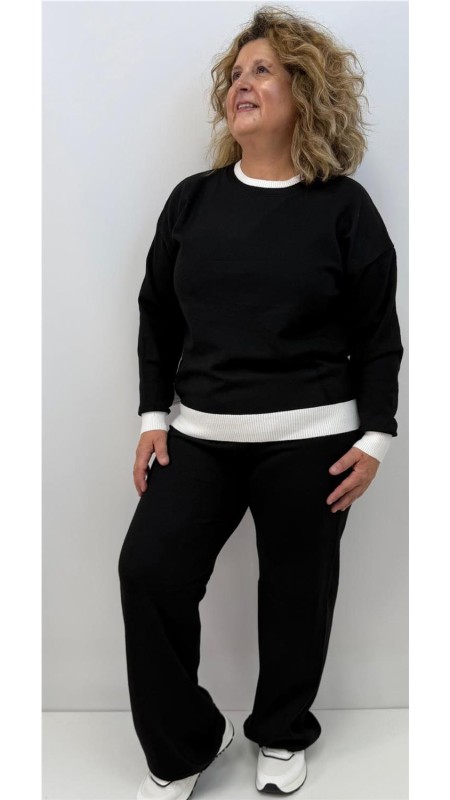 CONJUNTO BICOLOR NEGRO 2