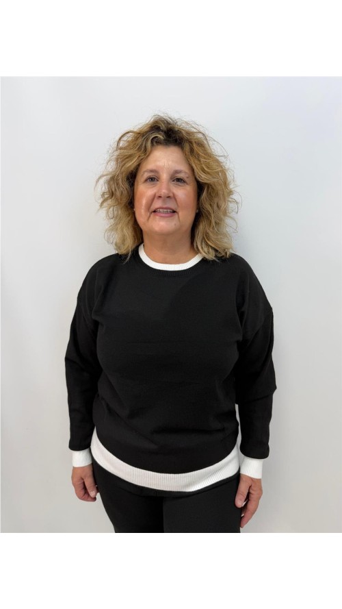 CONJUNTO BICOLOR NEGRO CONJUNTO BICOLOR NEGRO