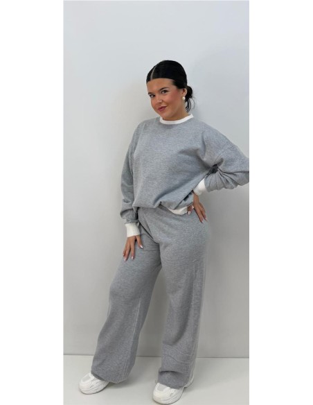 CONJUNTO BICOLOR GRIS