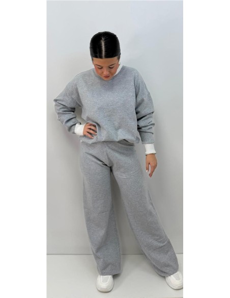 CONJUNTO BICOLOR GRIS