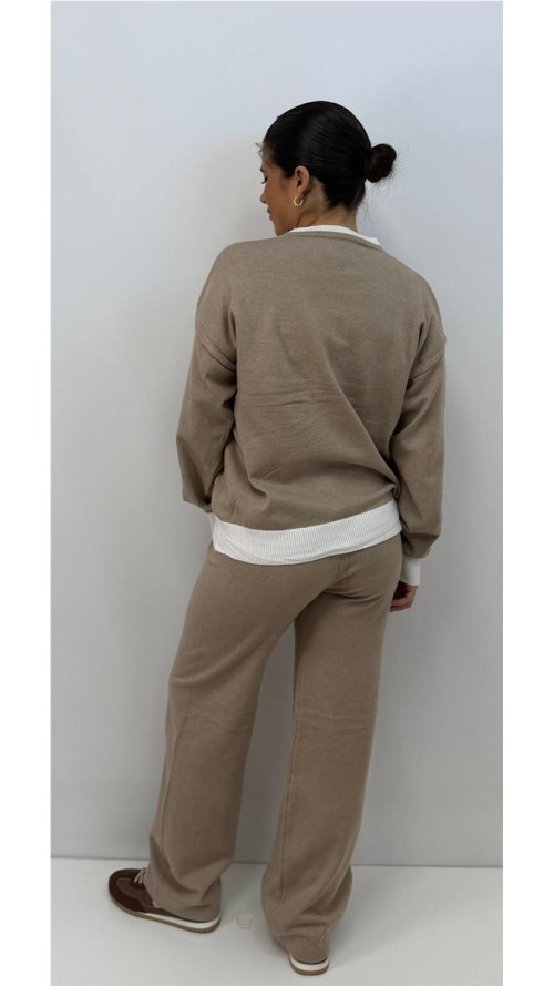 CONJUNTO BICOLOR TAUPE CONJUNTO BICOLOR TAUPE