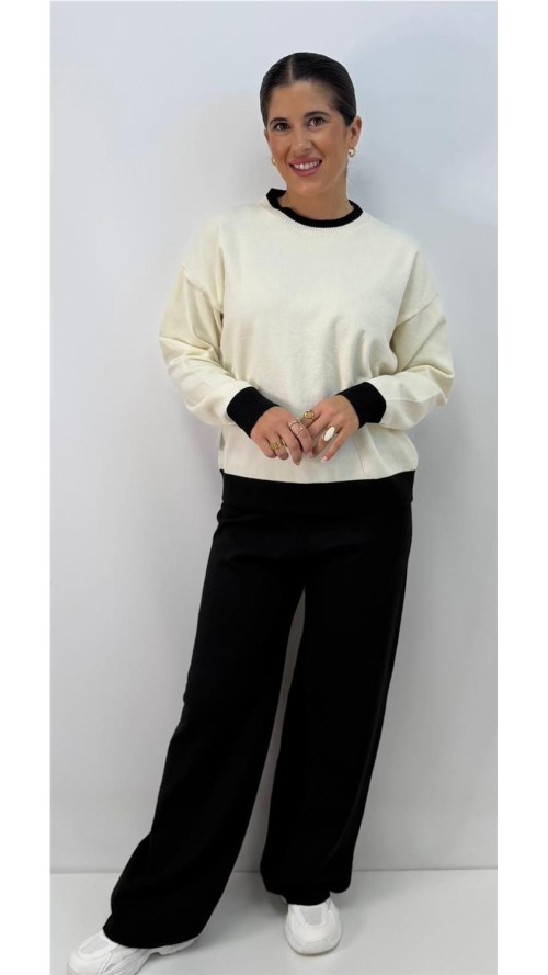 CONJUNTO BICOLOR BLANCO CONJUNTO BICOLOR BLANCO