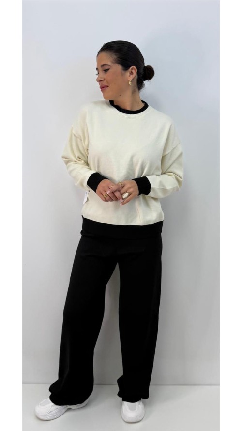 CONJUNTO BICOLOR BLANCO CONJUNTO BICOLOR BLANCO