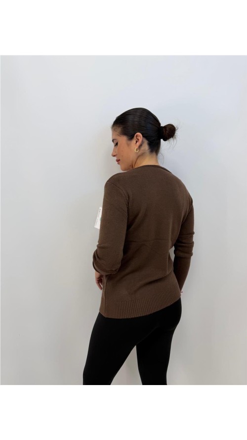 JERSEY NIZA MARRON JERSEY NIZA MARRON