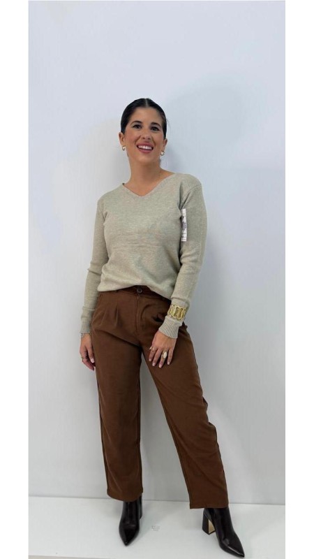 PANTALON MATI MARRON 2