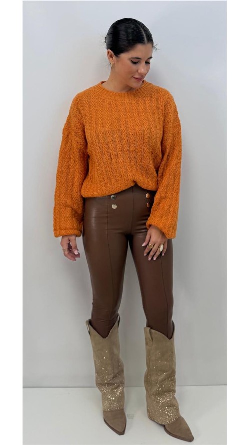 LEGGINS MARINA MARRON LEGGINS MARINA MARRON