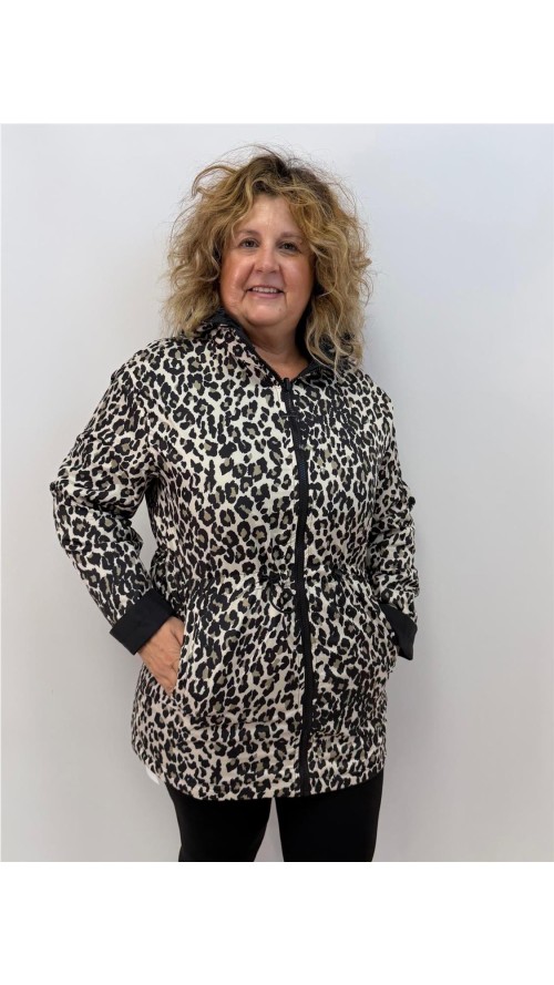 CHAQUETA REVERSIBLE PRINT NEGRO CHAQUETA REVERSIBLE PRINT NEGRO