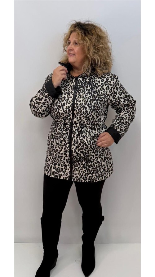 CHAQUETA REVERSIBLE PRINT NEGRO CHAQUETA REVERSIBLE PRINT NEGRO