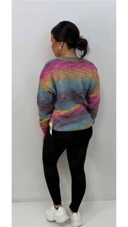 JERSEY ARCO IRIS FUXIA JERSEY ARCO IRIS FUXIA