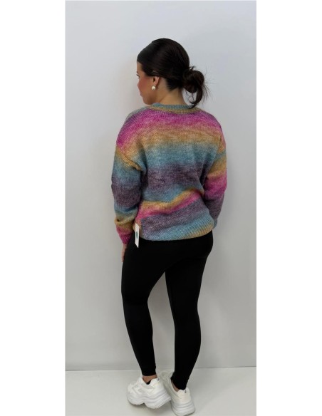 JERSEY ARCO IRIS FUXIA