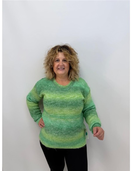 JERSEY ARCO IRIS VERDE