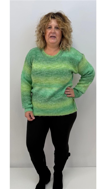 JERSEY ARCO IRIS VERDE 2