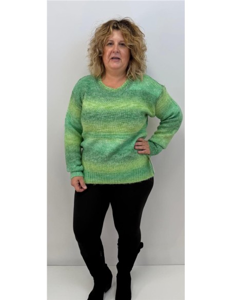 JERSEY ARCO IRIS VERDE