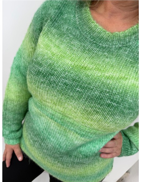 JERSEY ARCO IRIS VERDE