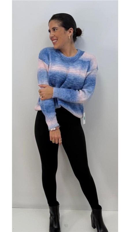 JERSEY ARCO IRIS AZUL 2