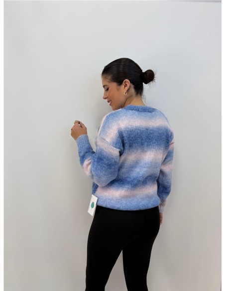 JERSEY ARCO IRIS AZUL