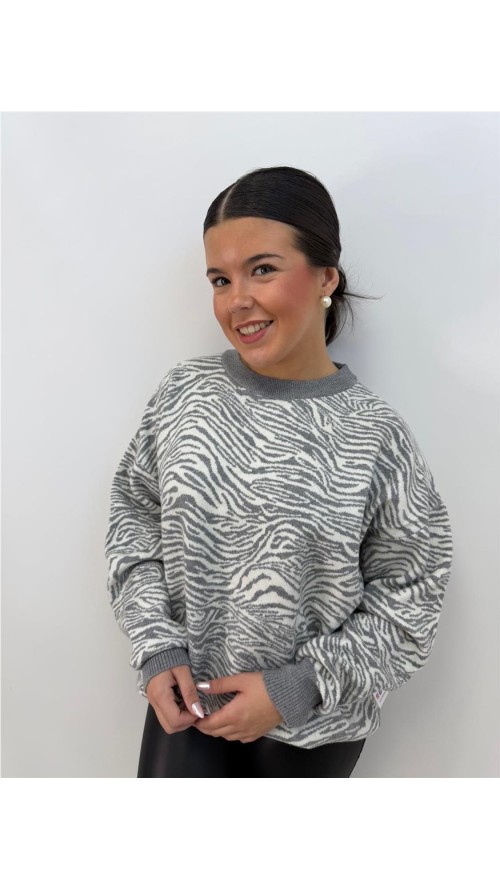 JERSEY CEBRA GRIS JERSEY CEBRA GRIS