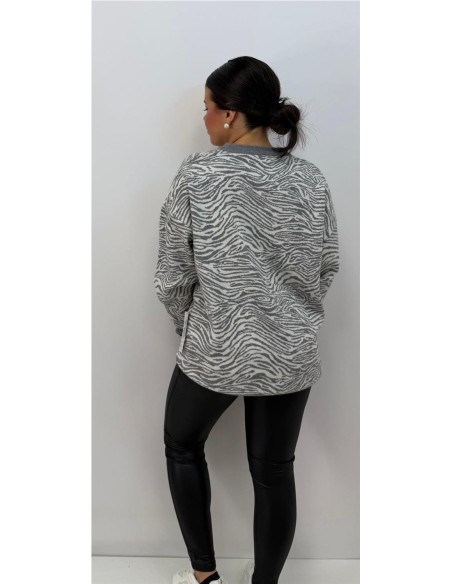JERSEY CEBRA GRIS