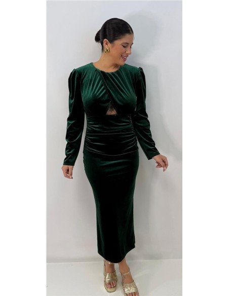 VESTIDO HERMION VERDE