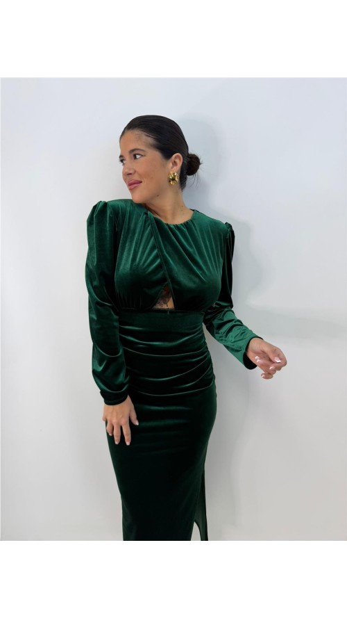 VESTIDO HERMION VERDE VESTIDO HERMION VERDE