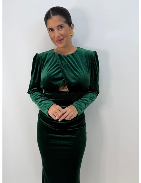 VESTIDO HERMION VERDE