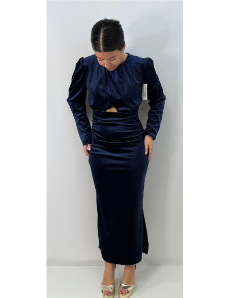 VESTIDO HERMION MARINO