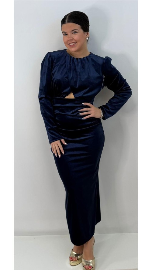 VESTIDO HERMION MARINO VESTIDO HERMION MARINO