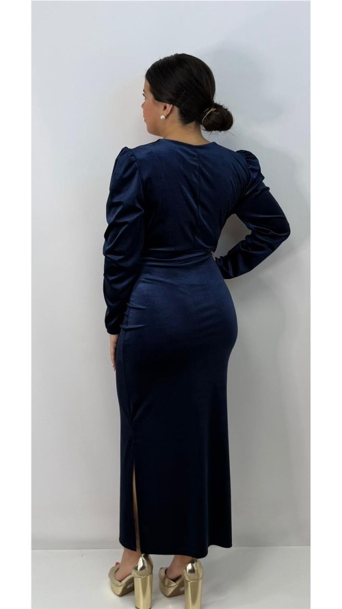 VESTIDO HERMION MARINO VESTIDO HERMION MARINO