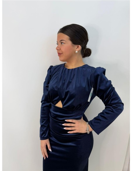 VESTIDO HERMION MARINO
