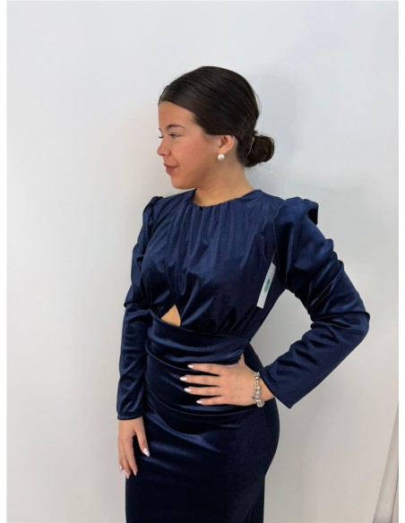 VESTIDO HERMION MARINO