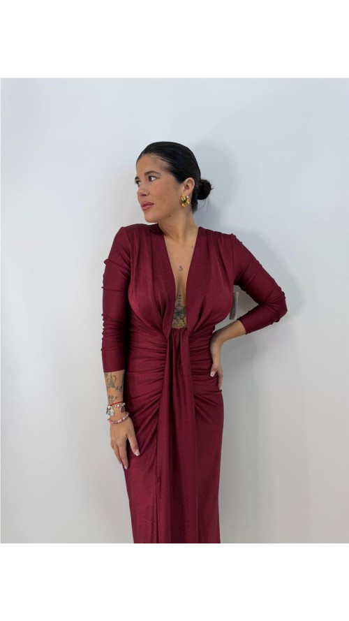 VESTIDO ANGELICA BURDEOS VESTIDO ANGELICA BURDEOS