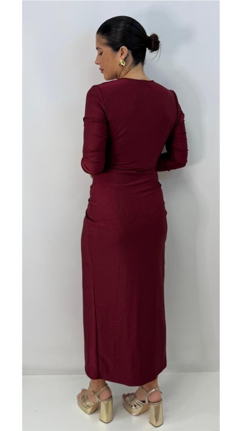 VESTIDO ANGELICA BURDEOS VESTIDO ANGELICA BURDEOS